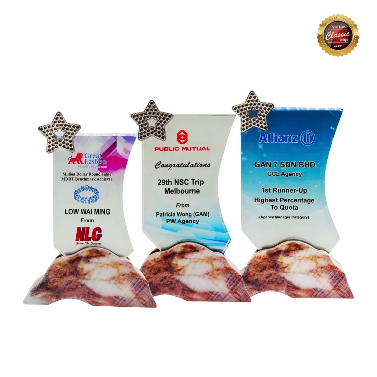 Exclusive Crystal Plaques 8325