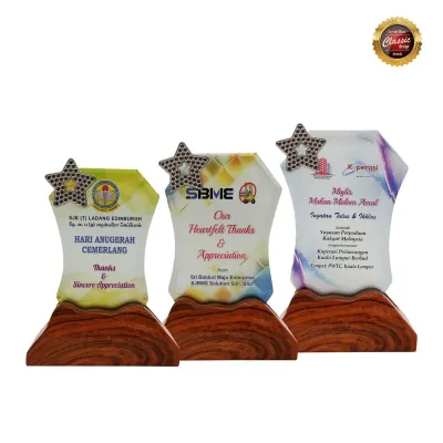 Exclusive Crystal Plaques 8329