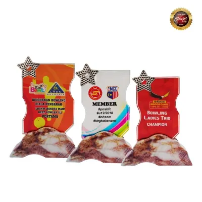 Exclusive Crystal Plaques 8330