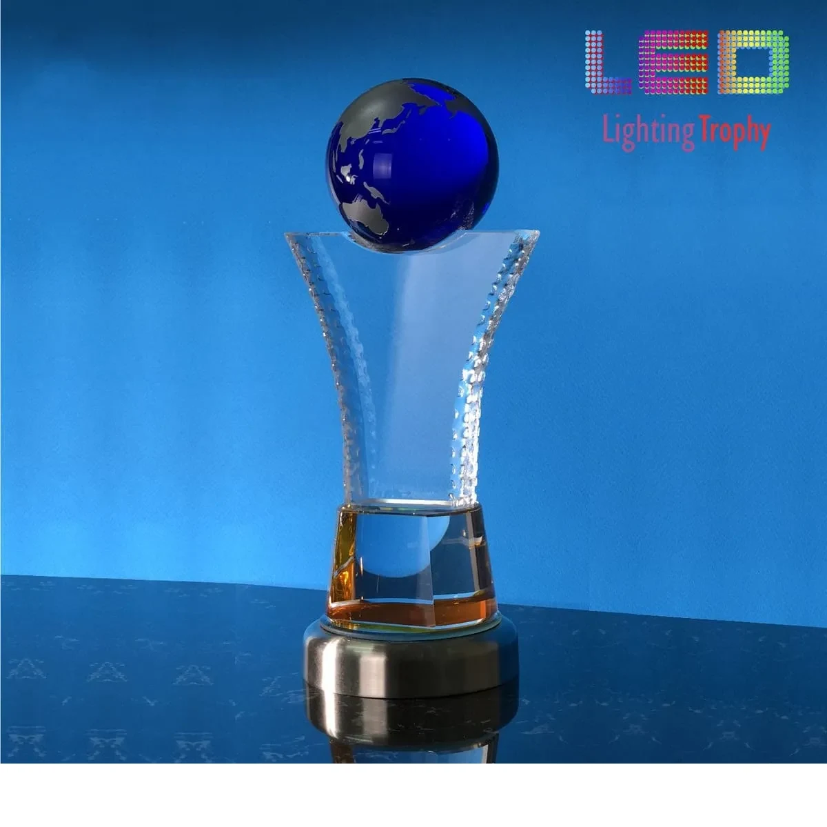 Exclusive Crystal LED Lighting Trophy 8332
