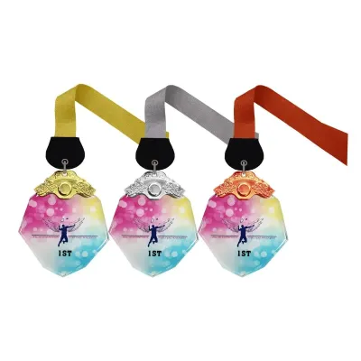 Crystal Hanging Medal (GOLD, SILVER, BRONZE) 8345