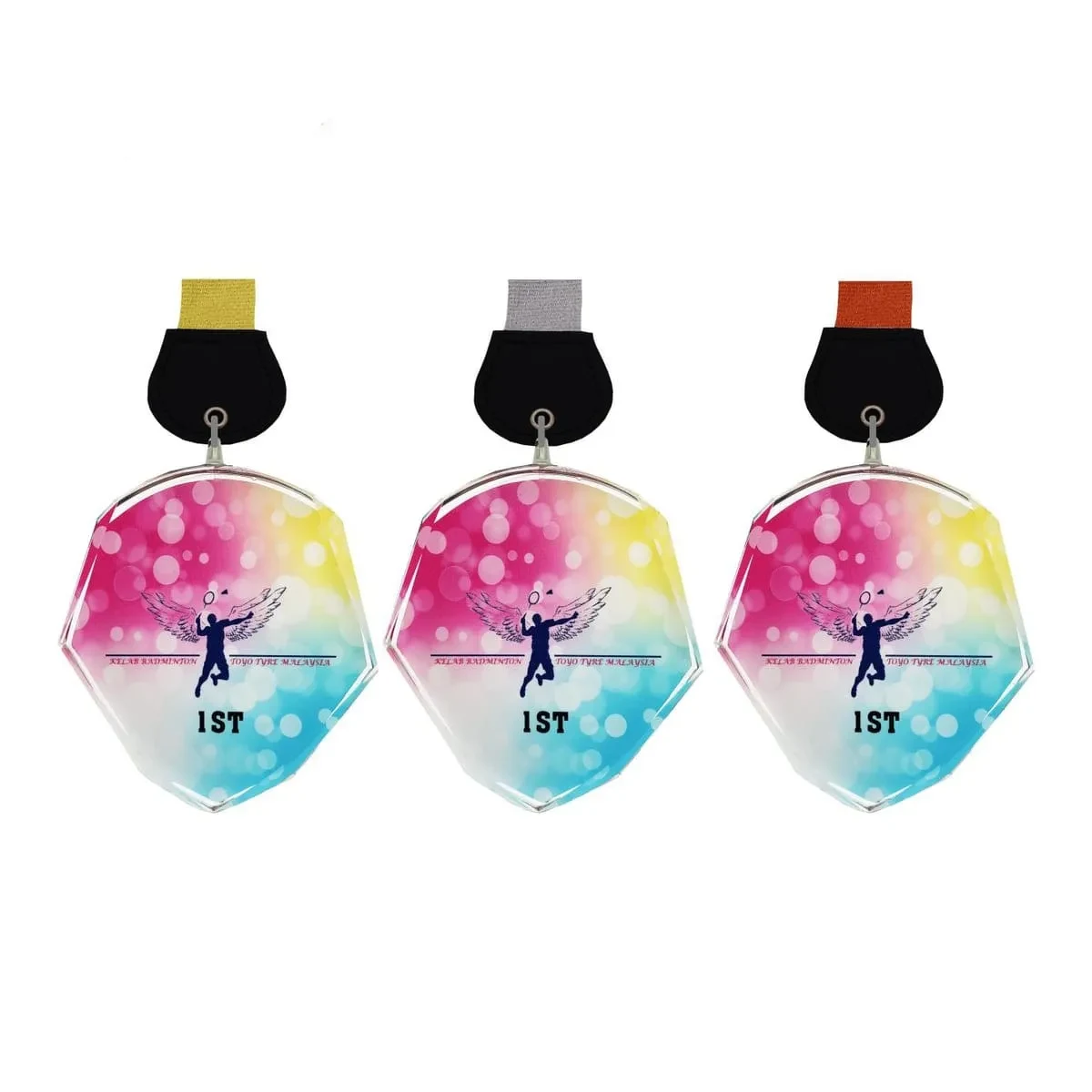 Crystal Hanging Medal (GOLD, SILVER, BRONZE) 8347