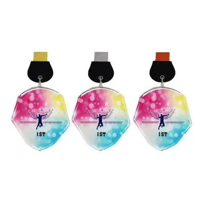 Crystal Hanging Medal (GOLD, SILVER, BRONZE) 8347