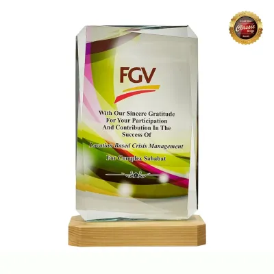 Exclusive Crystal Plaque 8349
