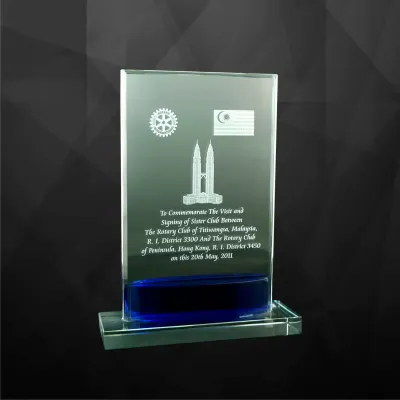 Exclusive Crystal Plaques 9024