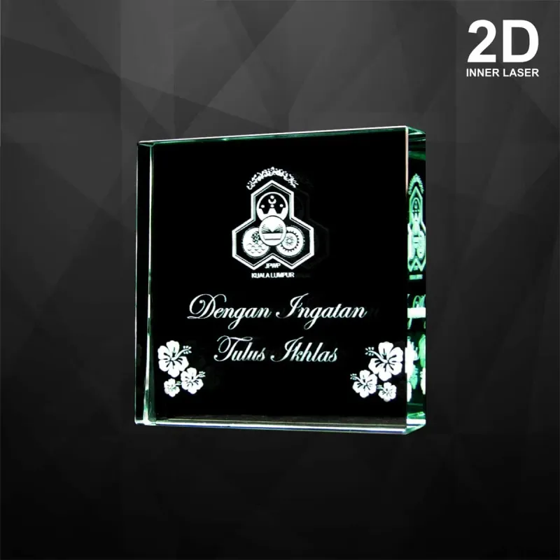 Square Crystal Paper Weight 9044 mixed materials corporate gifts product image
