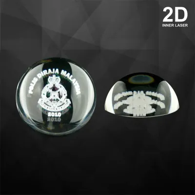 Semi Circle Crystal Paper Weight 9047