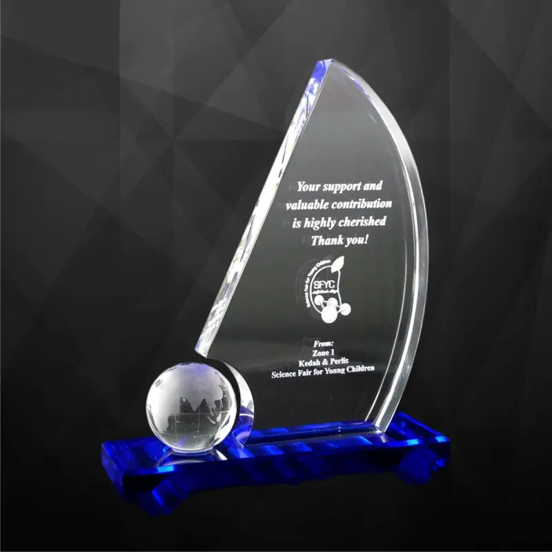 Exclusive Crystal Globe Plaques 9058 product image