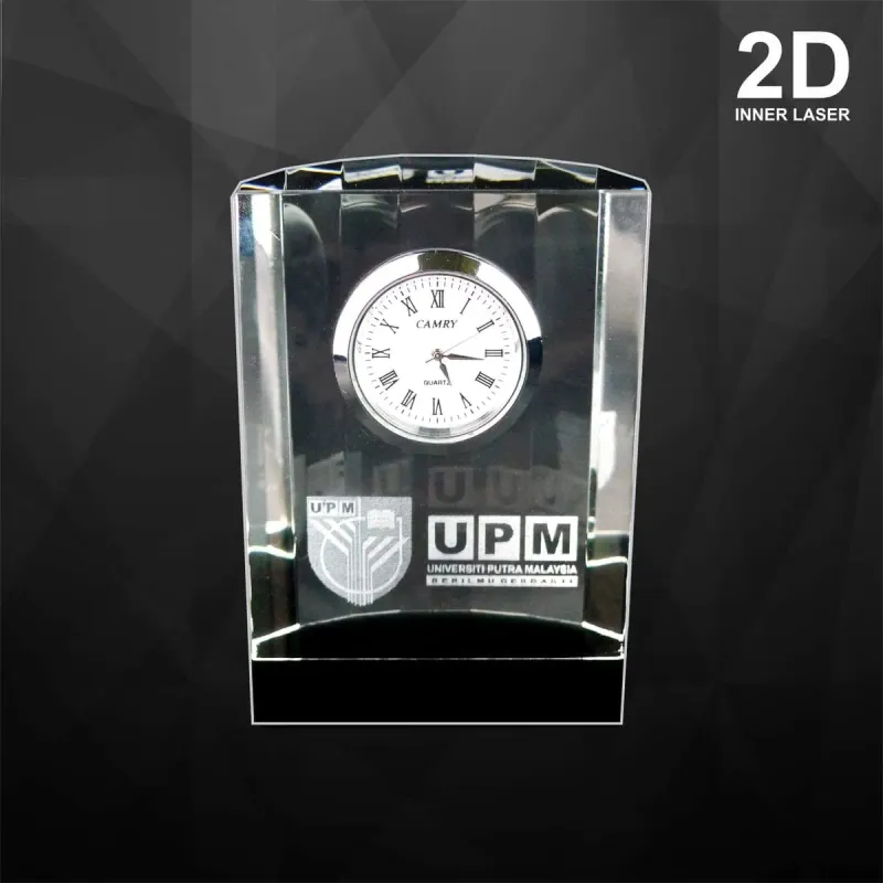 Crystal Paper Weight with Clock 9082 mixed materials wall clocks product image