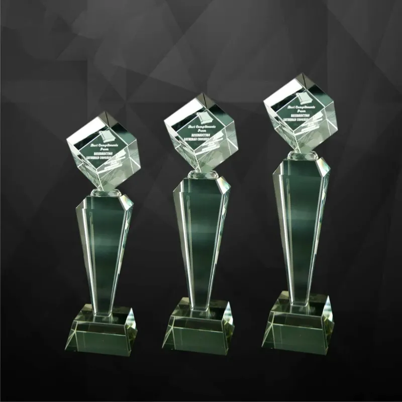 Exclusive Crystal Cube Trophy 9098 product image