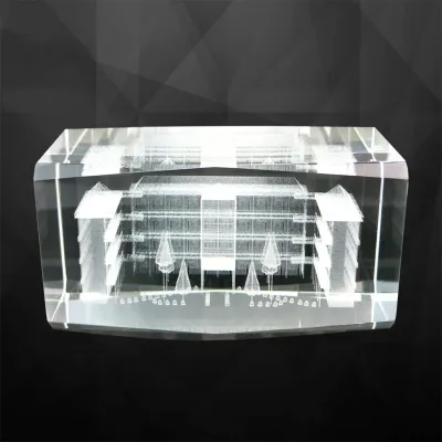 Large-Sized Crystal Cube 9102