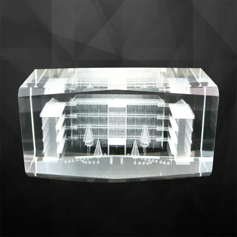 Large-Sized Crystal Cube 9102 product image