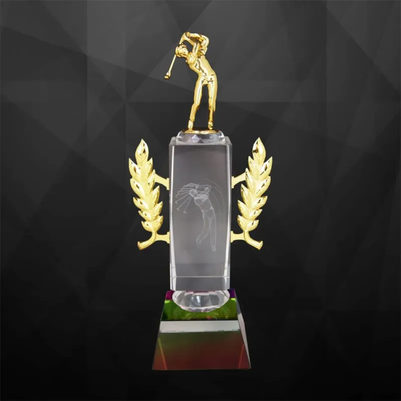 Exclusive Crystal Golf Trophy 9144 product image