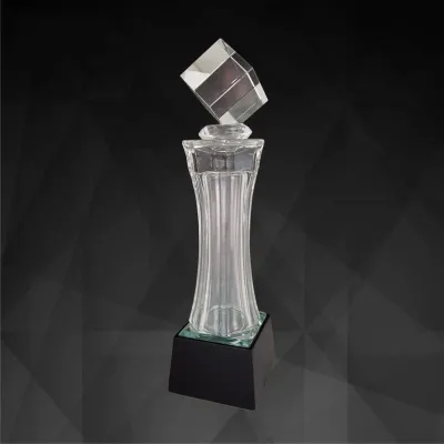 Exclusive Crystal Cube Trophy 9158