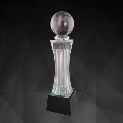Exclusive Crystal Globe Trophy 9160