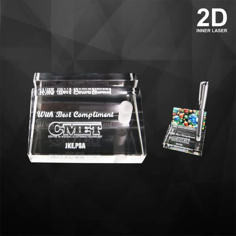 Crystal Namecard & Pen Holder Paper Weight 9162 mixed materials corporate gifts product image