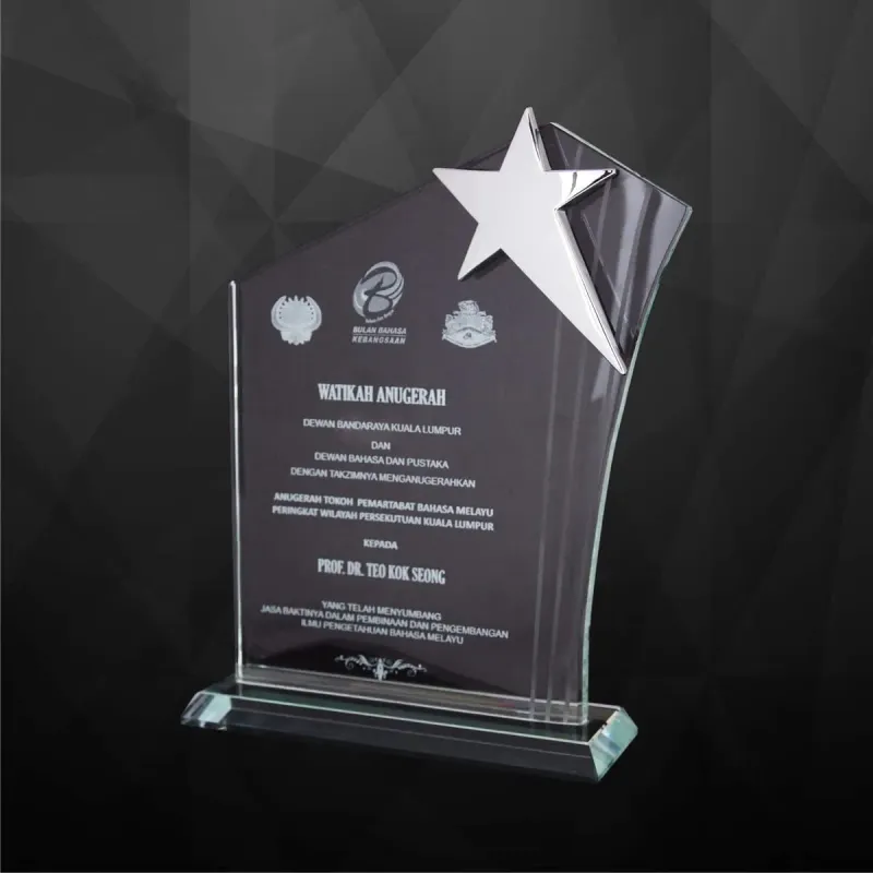 Exclusive Crystal Star Plaques 9167 product image