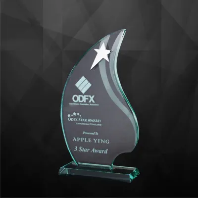 Exclusive Crystal Star Plaques 9170