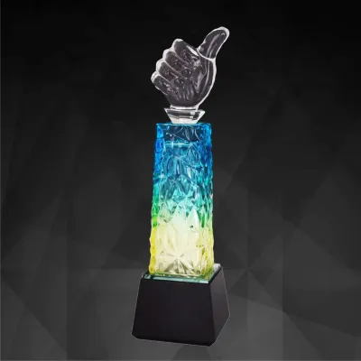 Exclusive Crystal Thumb Trophy 9184
