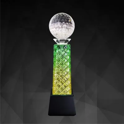 Exclusive Crystal Golf Trophy 9202