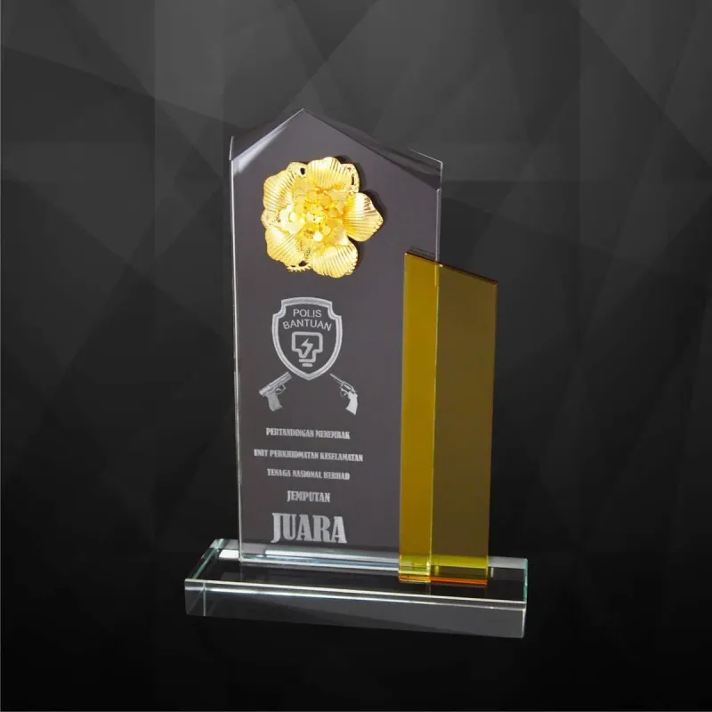 Exclusive Crystal Flower Plaques 9215 product image