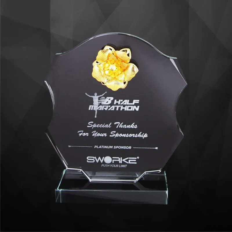 Exclusive Crystal Flower Plaques 9218 product image