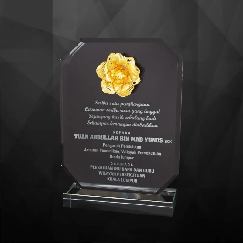 Exclusive Flower Plaques 9219 crystal plaques product image