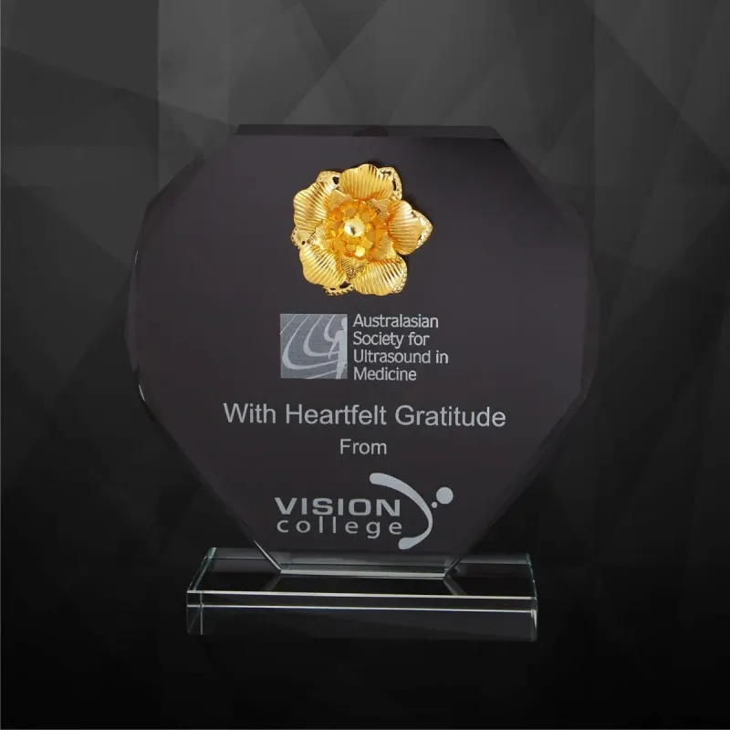 Exclusive Flower Plaques 9220 crystal plaques product image