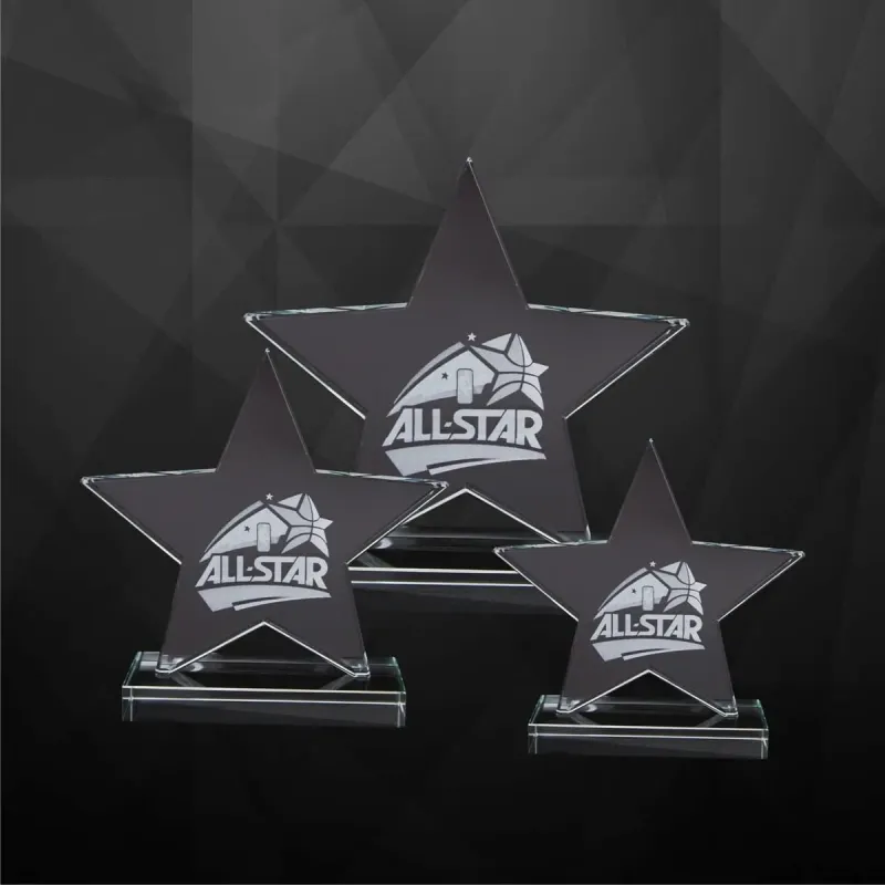 Exclusive Crystal Star Plaques 9223 product image