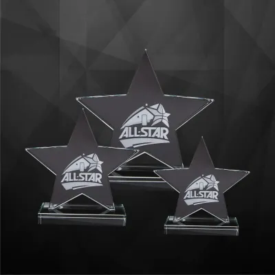 Exclusive Crystal Star Plaques 9223