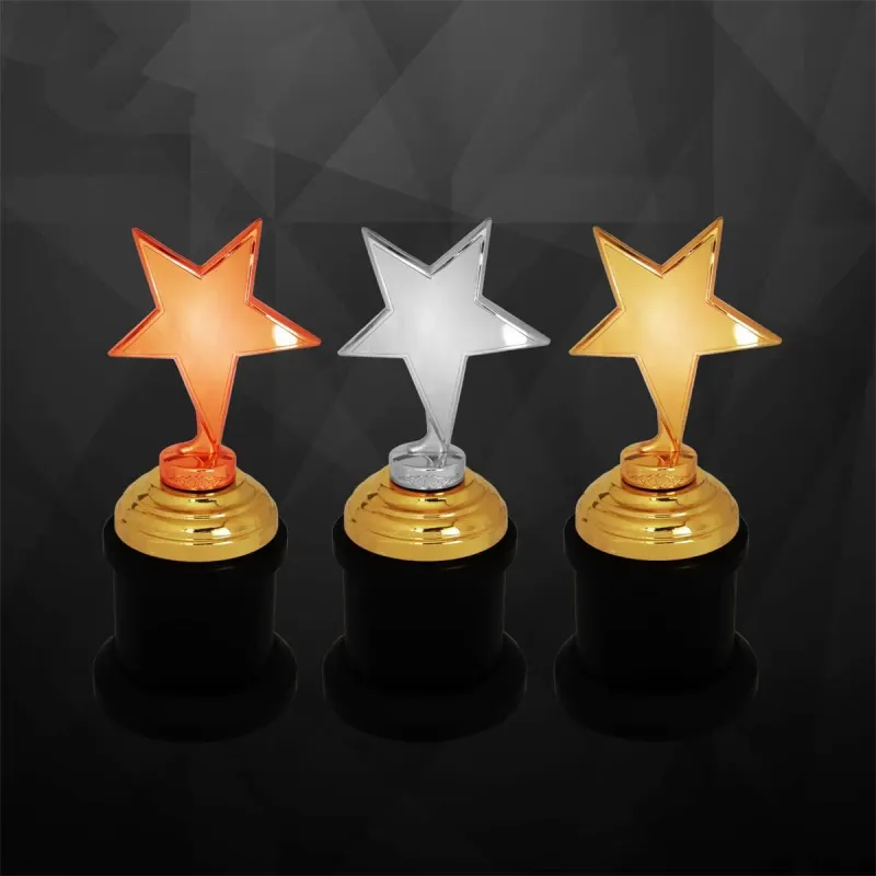 Exclusive Star Awards (GOLD, SILVER, BRONZE) 9239 crystal trophies product image