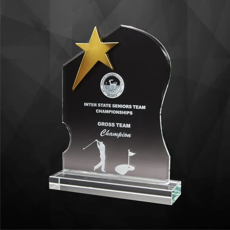 Exclusive Crystal Star Plaques 9250 product image