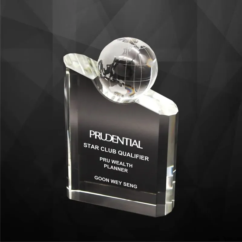 Exclusive Crystal Globe Plaques 9255 product image