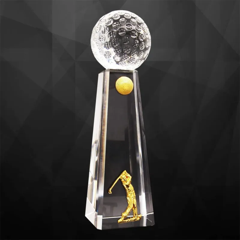 Exclusive Crystal Golf Trophy 9281 product image
