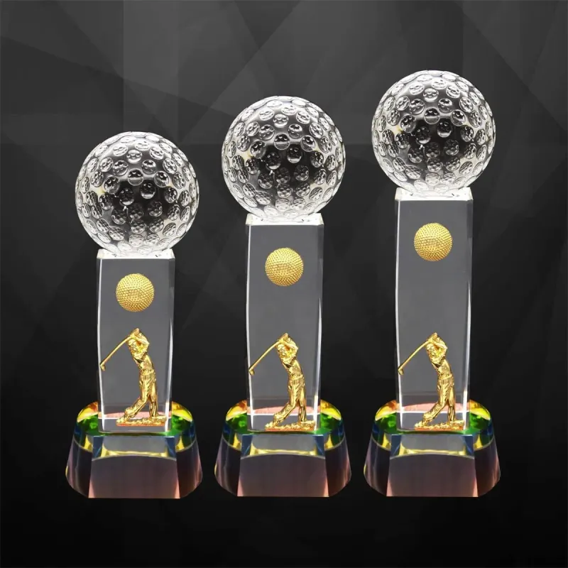 Exclusive Crystal Golf Trophy 9283 product image