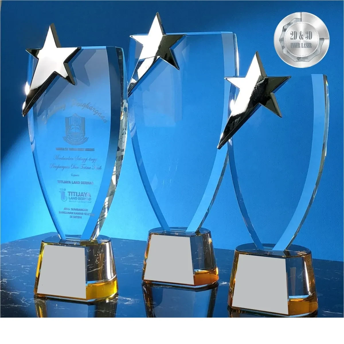 Exclusive Crystal Trophy 9315