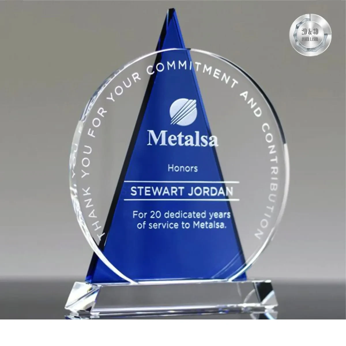 Exclusive Crystal Plaques 9385