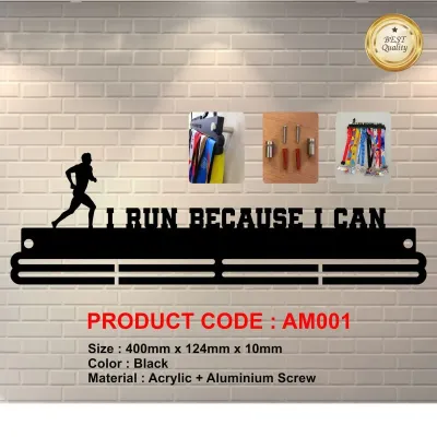 Acrylic Medal Holder (Running) AM001