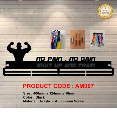 Acrylic Medal Holder (Gym) AM007