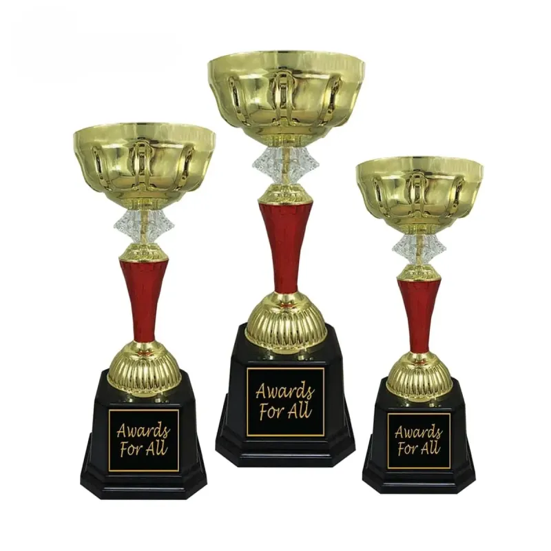 Metal Cup Trophy (GOLD RED) BAW696 product image