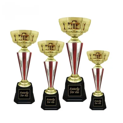 Metal Cup Trophy (GOLD RED) BAW697