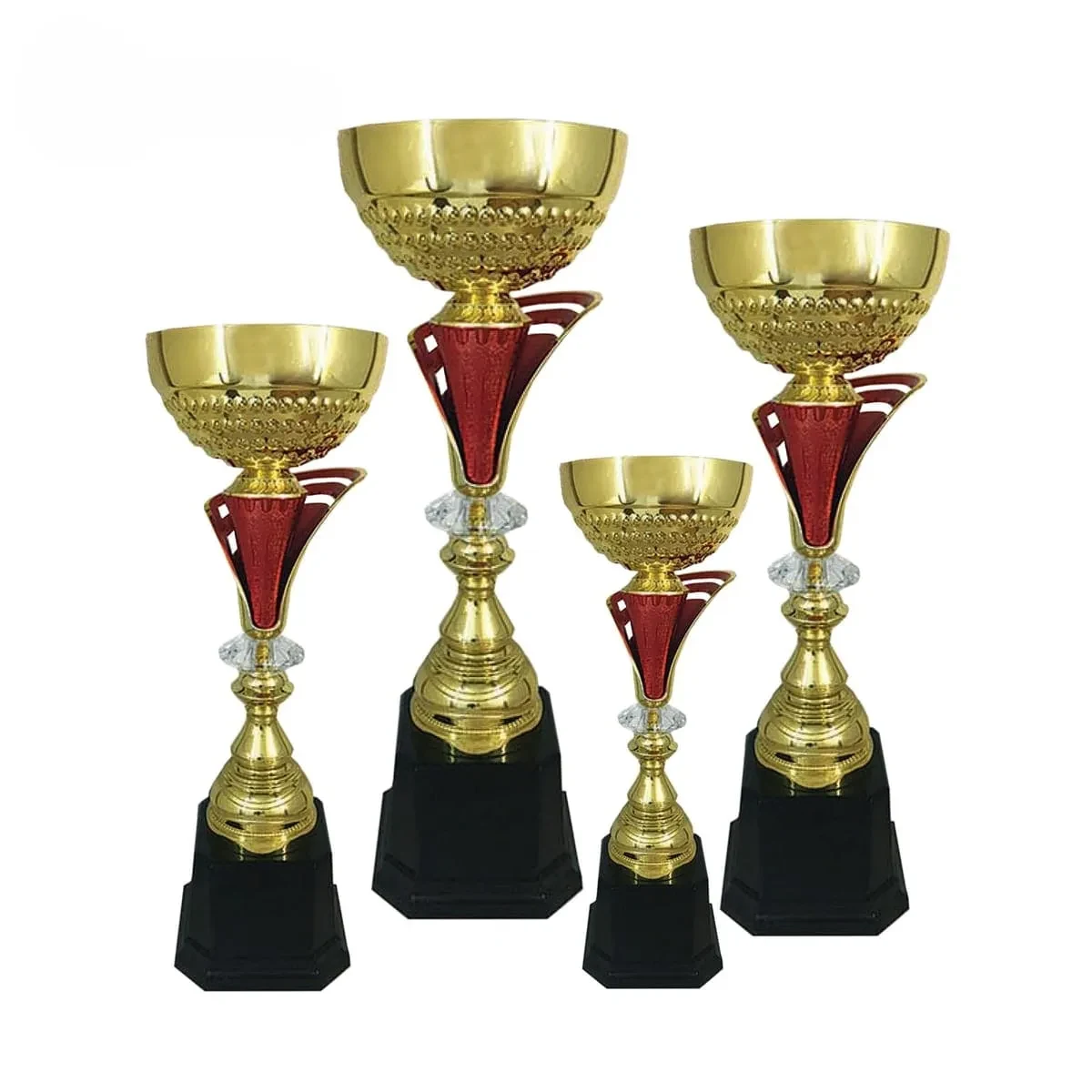 Metal Cup Trophy (GOLD RED) BAW703
