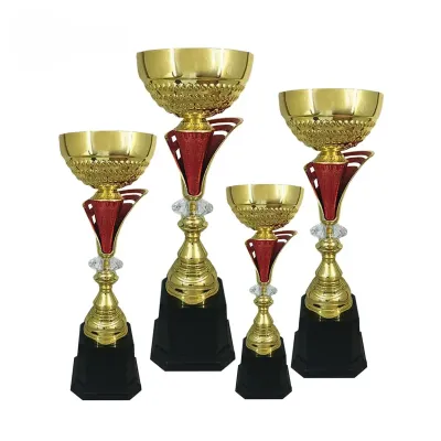 Metal Cup Trophy (GOLD RED) BAW703