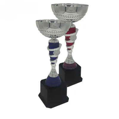 Metal Cup Trophy (SILVER RED / SILVER BLUE) BAW708