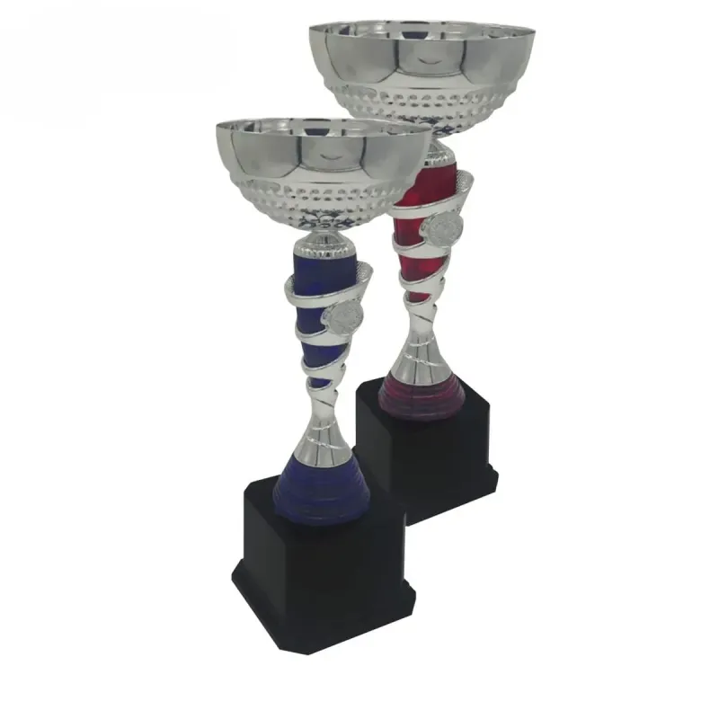 Metal Cup Trophy (SILVER RED / SILVER BLUE) BAW708 product image