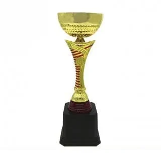 Metal Cup Trophy (GOLD RED / SILVER BLUE) BAW710 product image 2