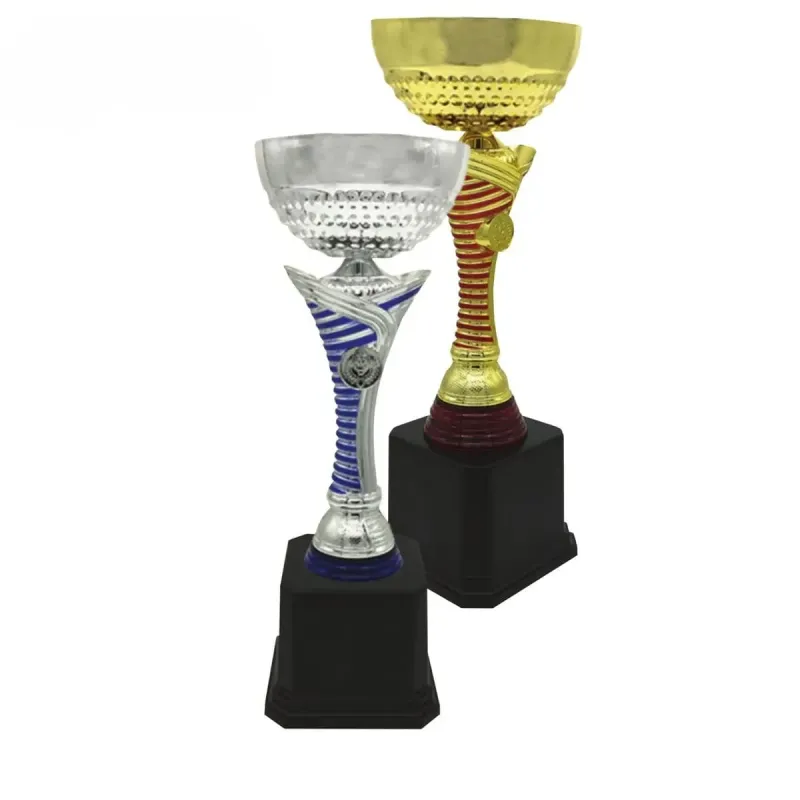 Metal Cup Trophy (GOLD RED / SILVER BLUE) BAW710 product image