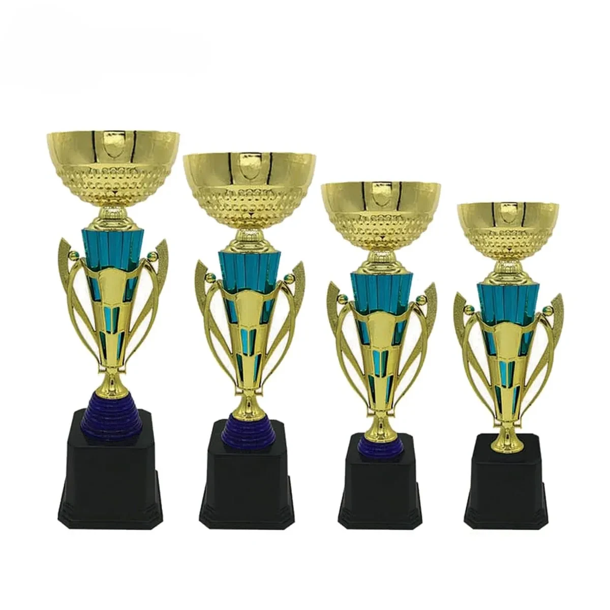 Metal Cup Trophy (GOLD BLUE) BAW714