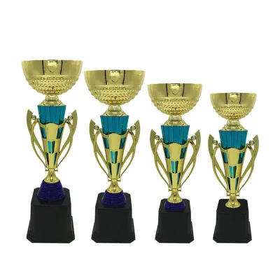 Metal Cup Trophy (GOLD BLUE) BAW714