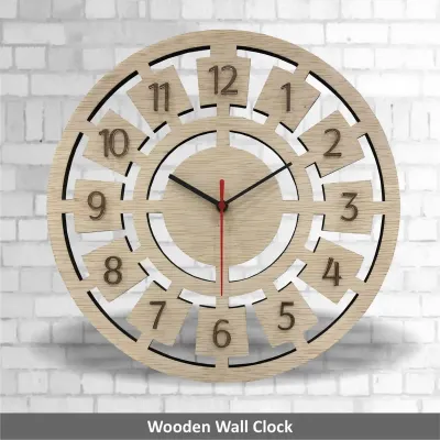 Wooden Wall Clock CL002
